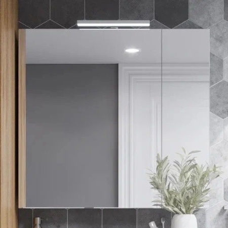 Зеркальный шкаф Акватон Лондри 80, белый 1A267202LH010