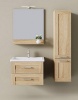 Шкаф-пенал подвесной AQWELLA Фостер П35/DS FOS0535DS, бело-бежевый