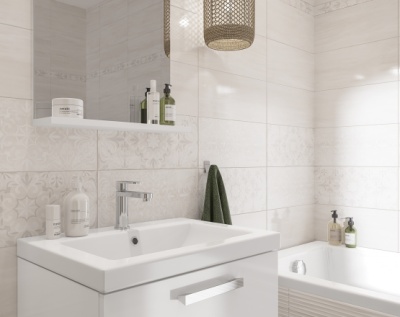 Тумба с умывальником подвесная Cersanit MODUO 50 с умывальником COMO 50 белый SZ-MOD-MO50/Wh