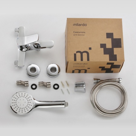 Смеситель для ванны цельнолитой Milardo Enjoy, хром ENJSB00M02