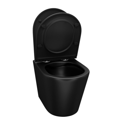 Унитаз подвесной безободковый Iddis Calipso CALR3BMi25, черный. Образец. Распродажа