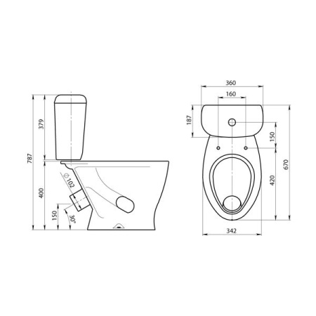 Унитаз-компакт SANTERI Воротынский