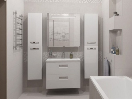 Шкаф-пенал подвесной, правый Roca The Gap 160 ZRU9302738, белый