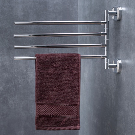 Держатель для полотенец поворотный четверной PMC A1026