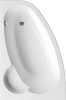 Ванна акриловая левая Ravak ASYMMETRIC 160x105 L, белая C461000000